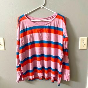 Soft cropped long sleeved tee